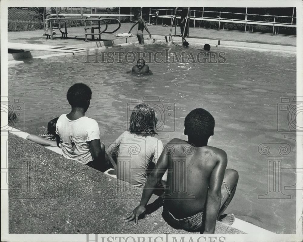 1978 Press Photo Hawthorne Cedar Knolls school,swim class - Historic Images