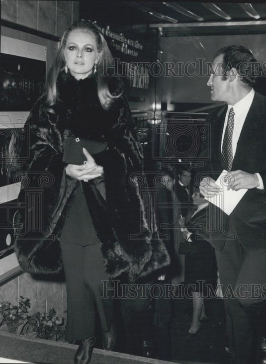 Press Photo Virna Lisi, Franco Pesci - Historic Images