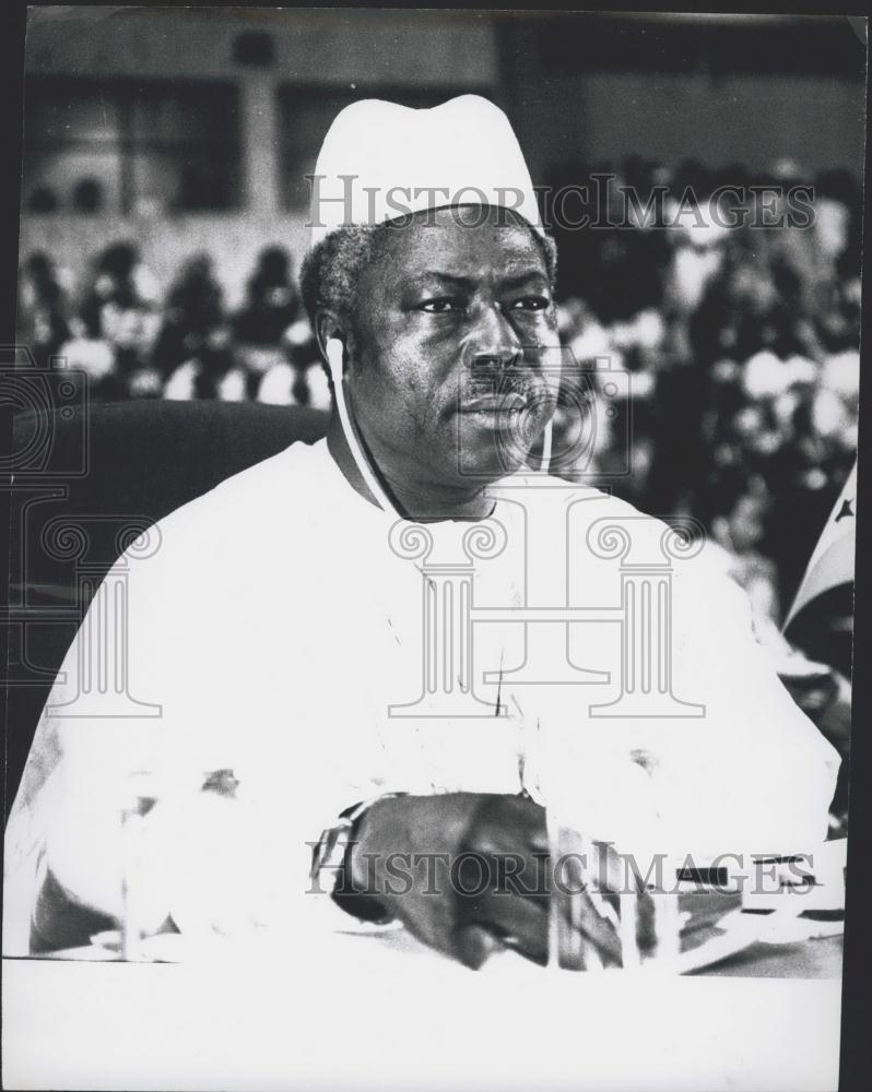 Press Photo Hilla Linmann, President, Ghana - Historic Images