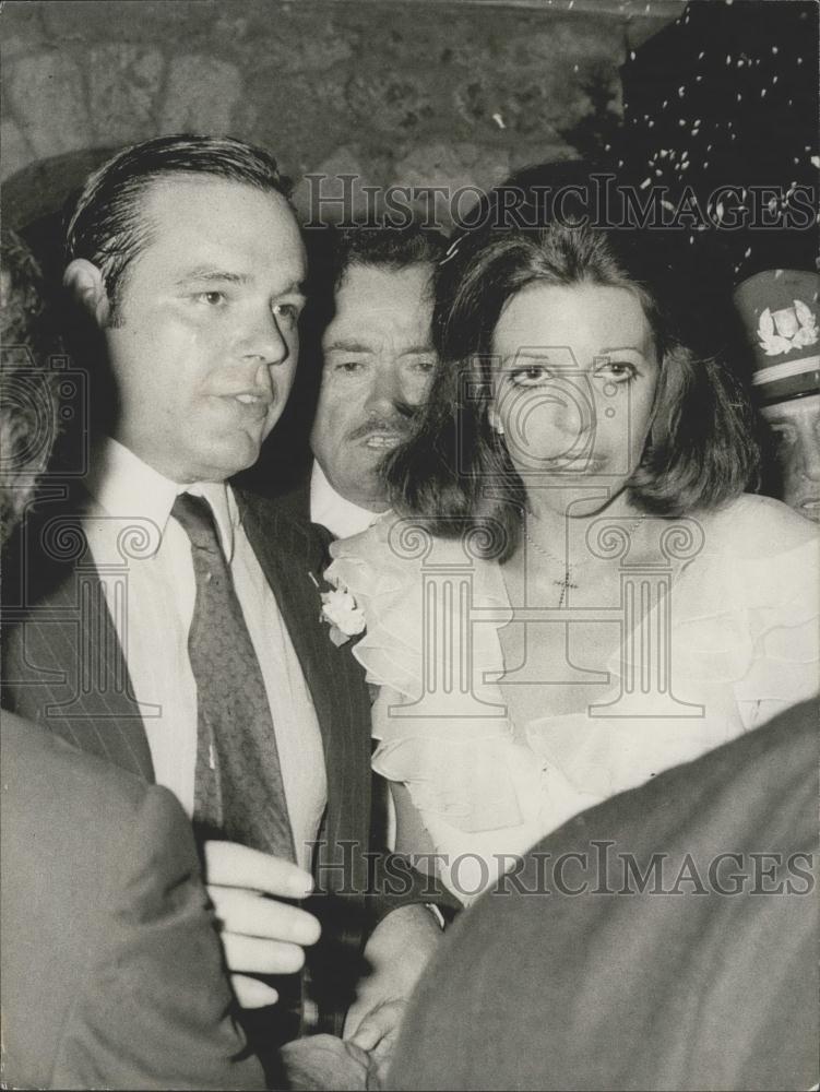 1975 Press Photo Christina Onassis, Alexandros Andreadis - Historic Images