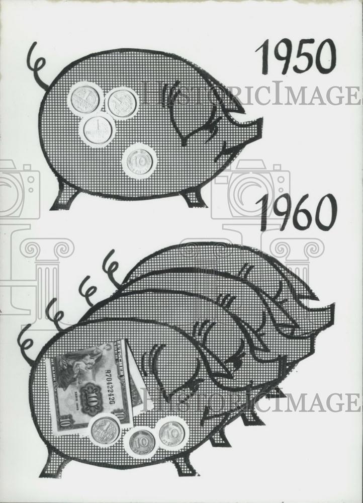 1961 Press Photo Ad For World Savings Day - Historic Images