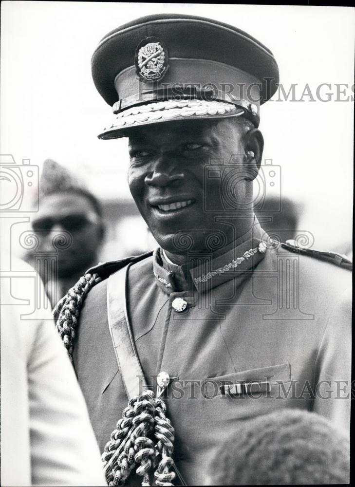 Press Photo Tanzanian Army Commander Major General Twalipo In Uniform - Historic Images