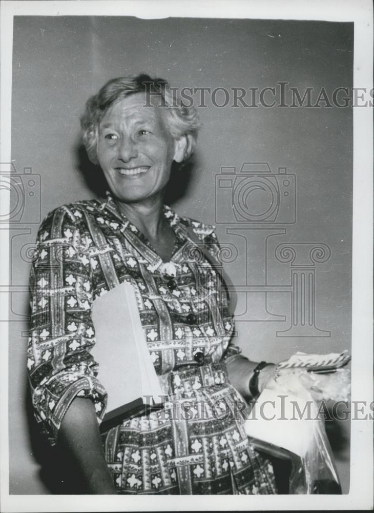 Press Photo Mrs. Dorothea Gravina,British women in the expedition - Historic Images