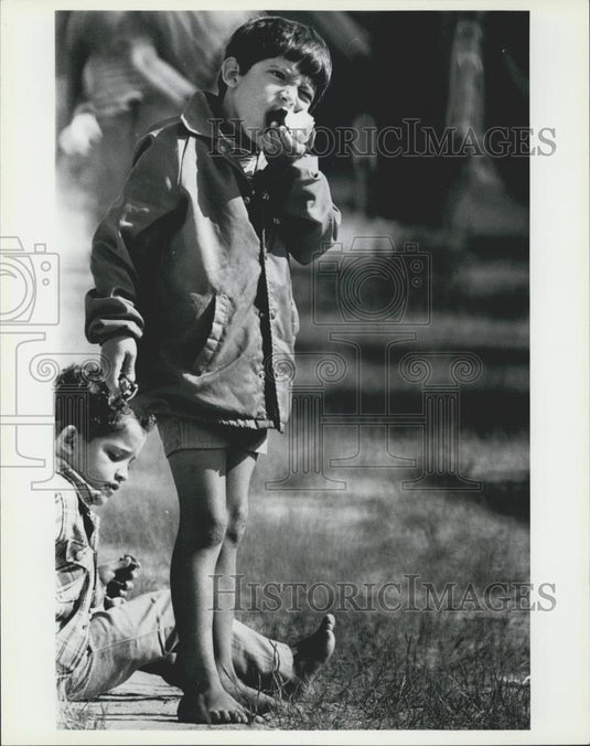 Press Photo Cuban Refugee at Eglin Air Force Base - Historic Images