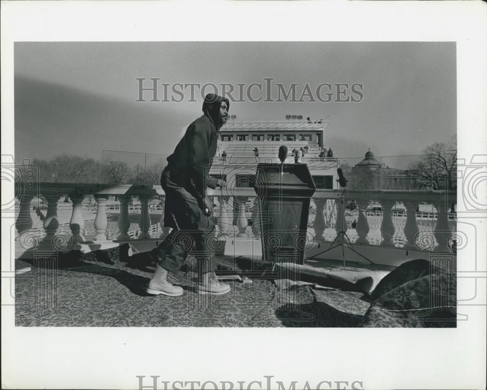 1977 Press Photo President Elect Jimmy Carter Inauguration - Historic Images