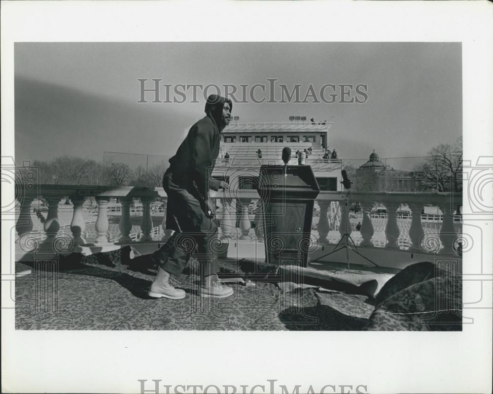 1977 Press Photo President Elect Jimmy Carter Inauguration - Historic Images