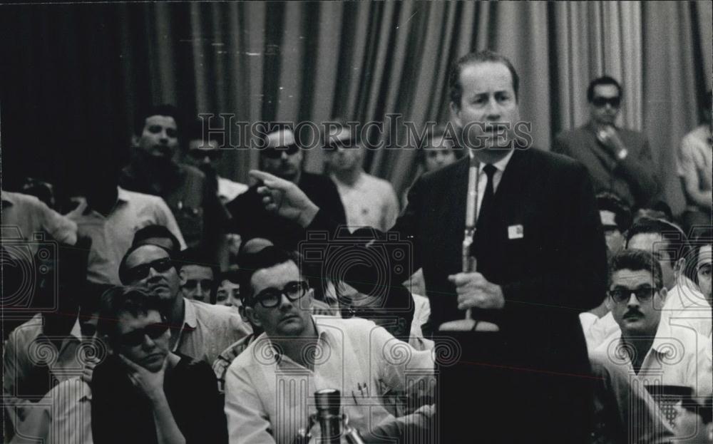 1967 Press Photo Deputy Rodney Arismendi, President of the Urguguayan Delegation - Historic Images