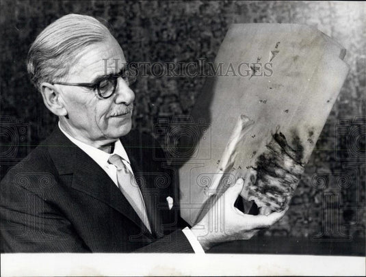 Press Photo Seat cushion from high explosice explosion - Historic Images