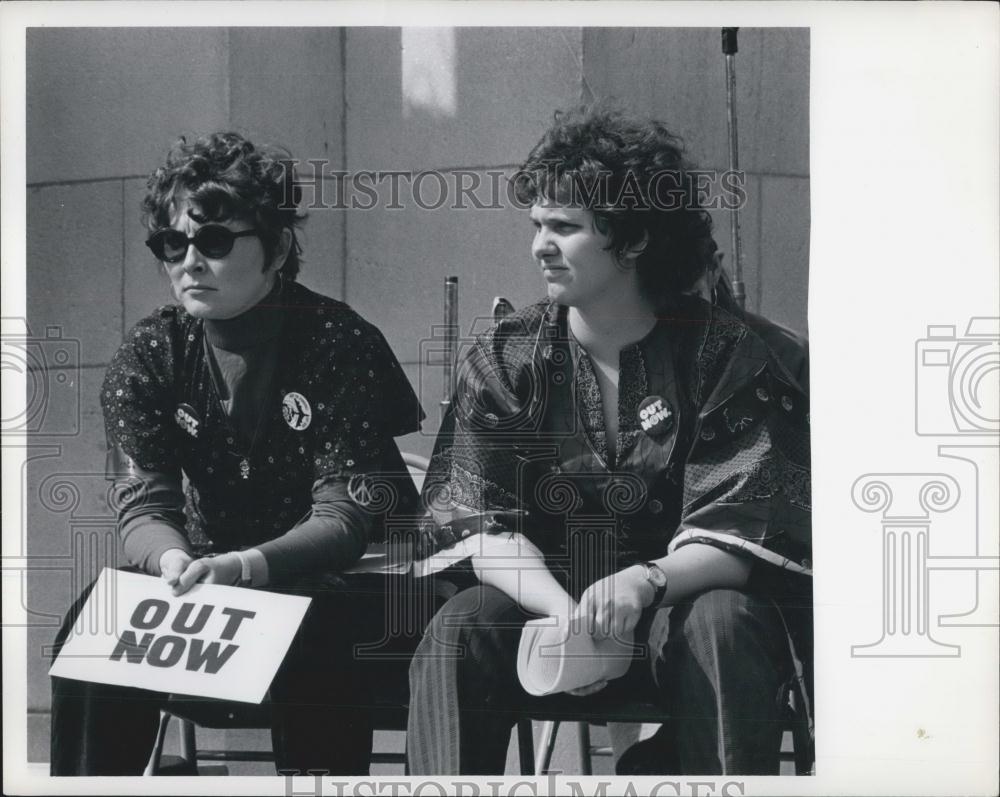 Press Photo Anti-War demonstration, Washington Square, New York - Historic Images