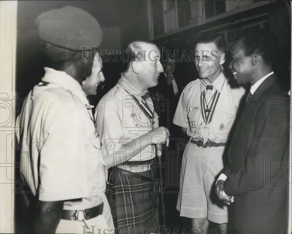 1963 Press Photo Charles Maclean &amp; Dr. Julius Nyerere - Historic Images