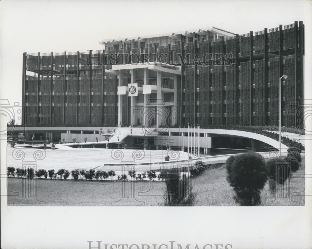 Press Photo Liberia, Monrovia West African capitol Presidents Mansion - Historic Images