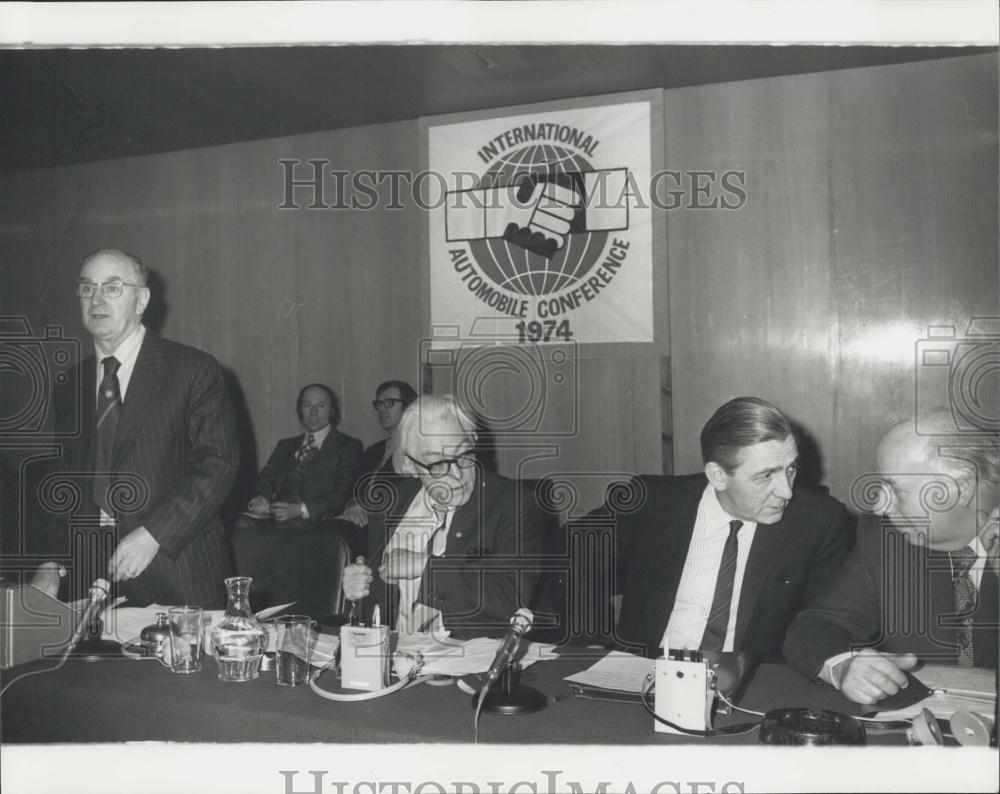 1974 Press Photo International Trade Union Conference - Historic Images