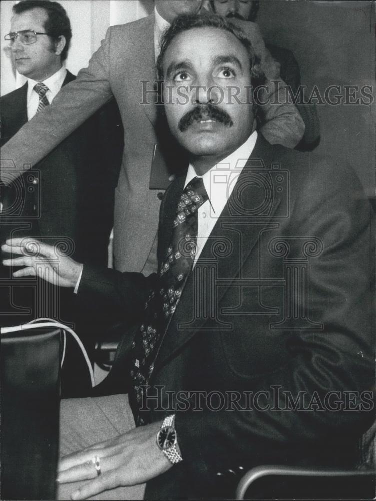 1970 Press Photo Abdulla Saudi, Libyan Arab Foreign Bank - Historic Images