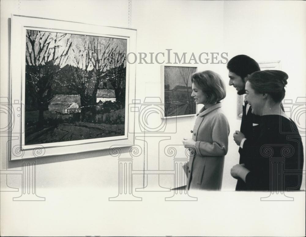 1965 Press Photo Princess Radziwill At Art Open-London-Jenkins Farm near Sudbury - Historic Images