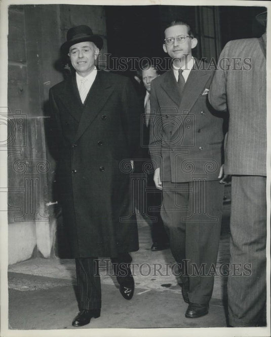 1954 Press Photo Nine Power Conference Opens at Lancaster House - Historic Images