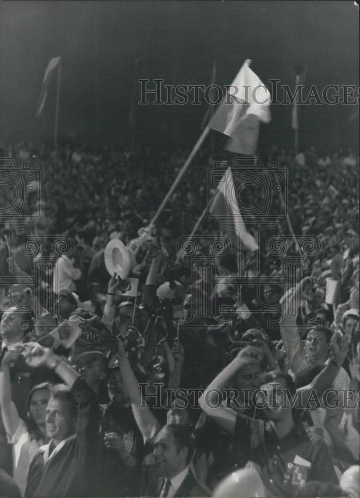 1968 Press Photo World Festival of Youth, Students, Vassil Levsky Stadium, Sofia - Historic Images