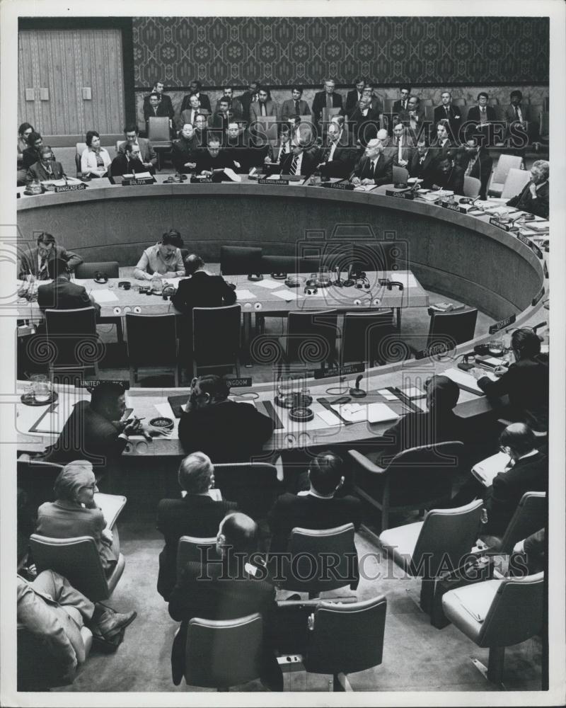 1979 Press Photo United Nations Security Council Meeting - Historic Images