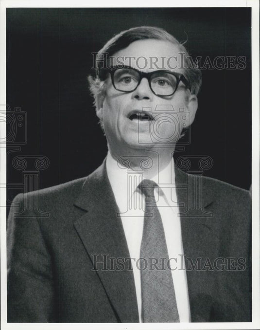 1981 Press Photo Conservative Party Conference at Blackpool-Timothy Raison Speak - Historic Images