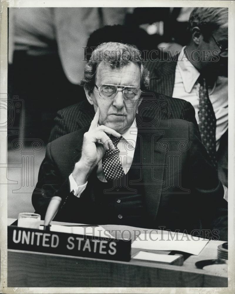 1980 Press Photo American Secretary of State Edmund Muskie - Historic Images