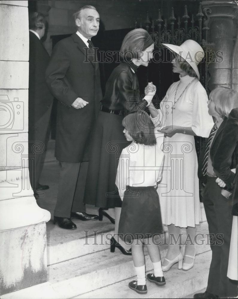 1976 Press Photo Memorial Service For Mr. Ewart-Biggs Killed In Dublin - Historic Images