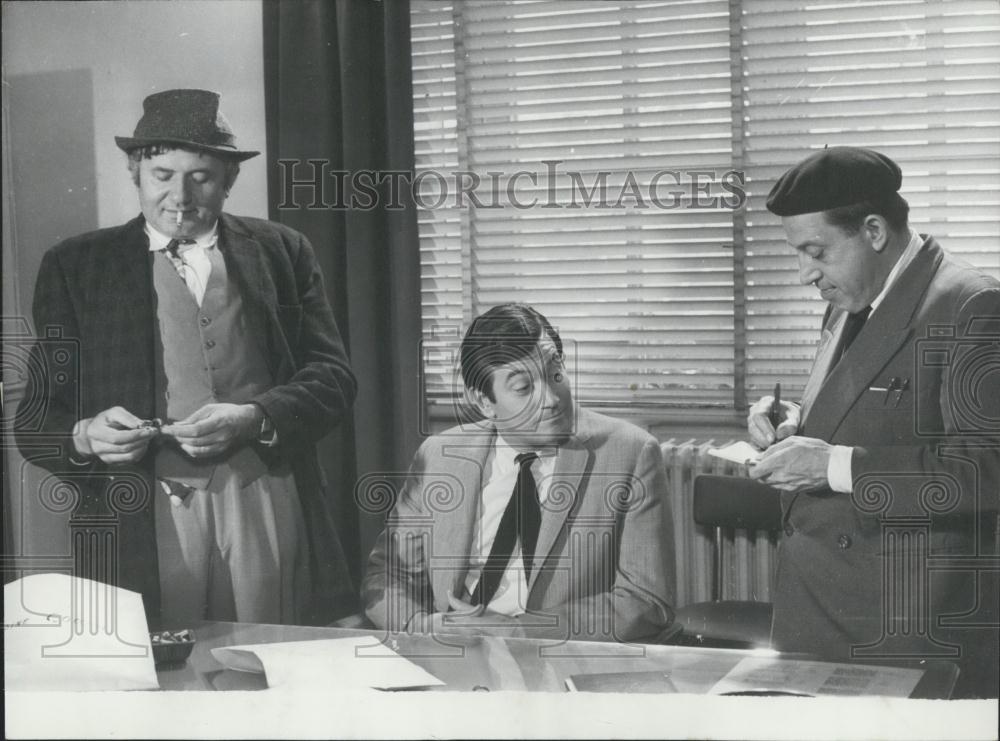 Press Photo Gered Barray (Center) and Paul Freboist (right) - Historic Images