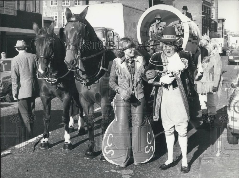 1979 Press Photo Canadian Covered Wagon For Lord Mayor&#39;s Show - Historic Images