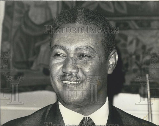 1976 Press Photo Sudan President Jaafar Numeiry - Historic Images