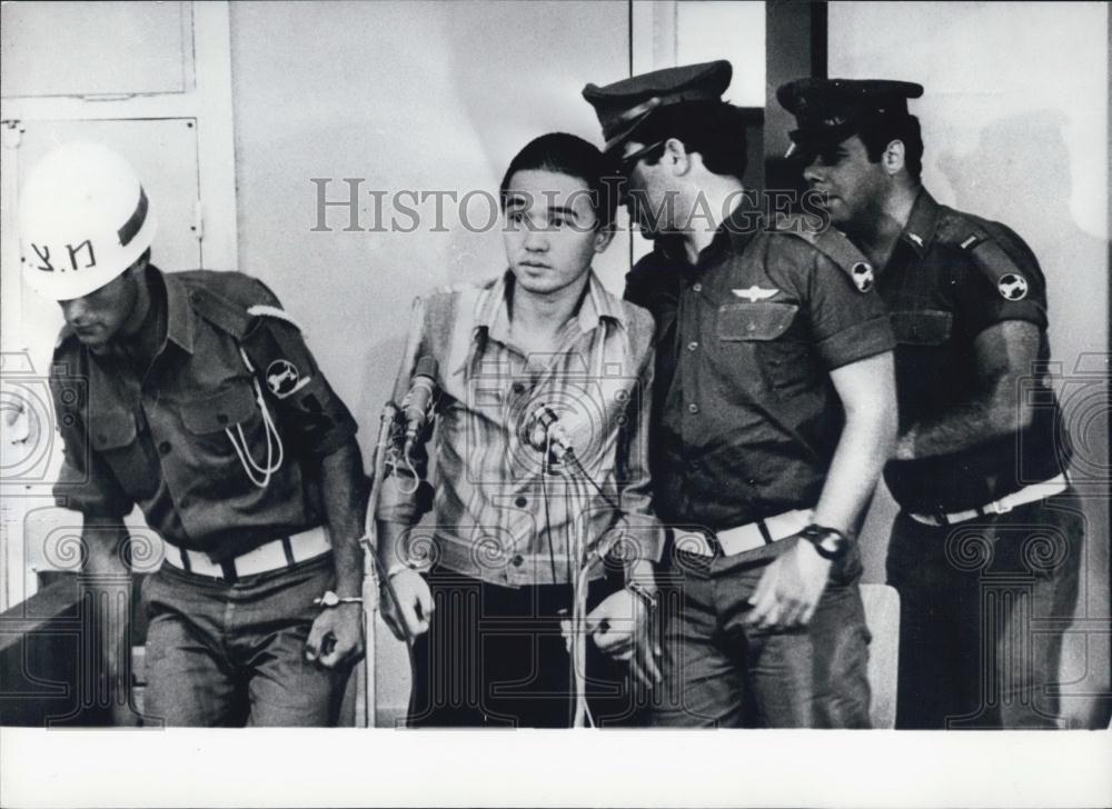 1972 Press Photo Trial against Kozo Okamoto for murder - Historic Images