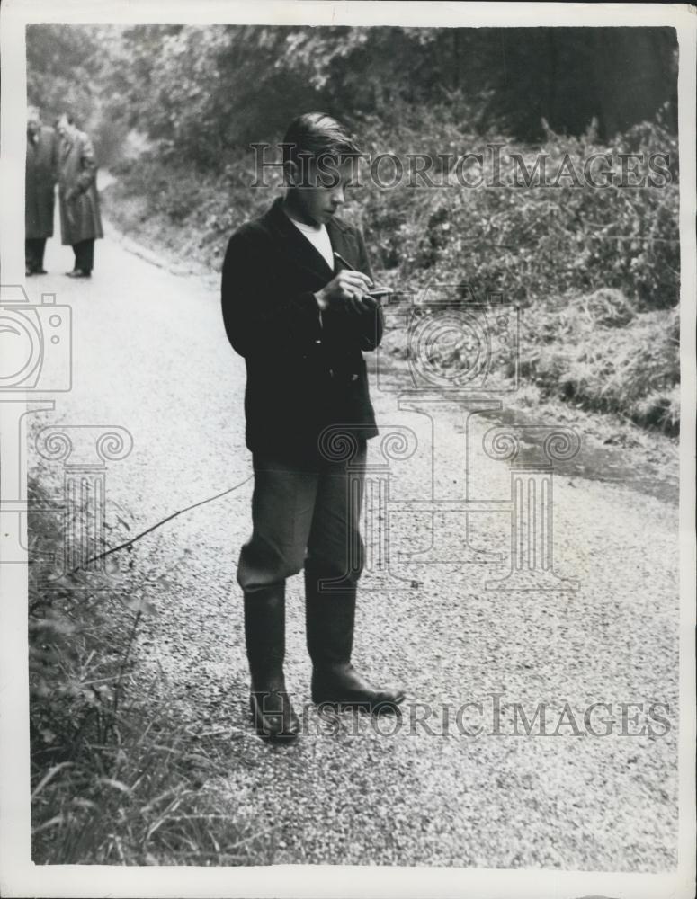 1936 Press Photo Murder Investigation, Alan Clarke, Green Lane, Hemel Hemstead - Historic Images
