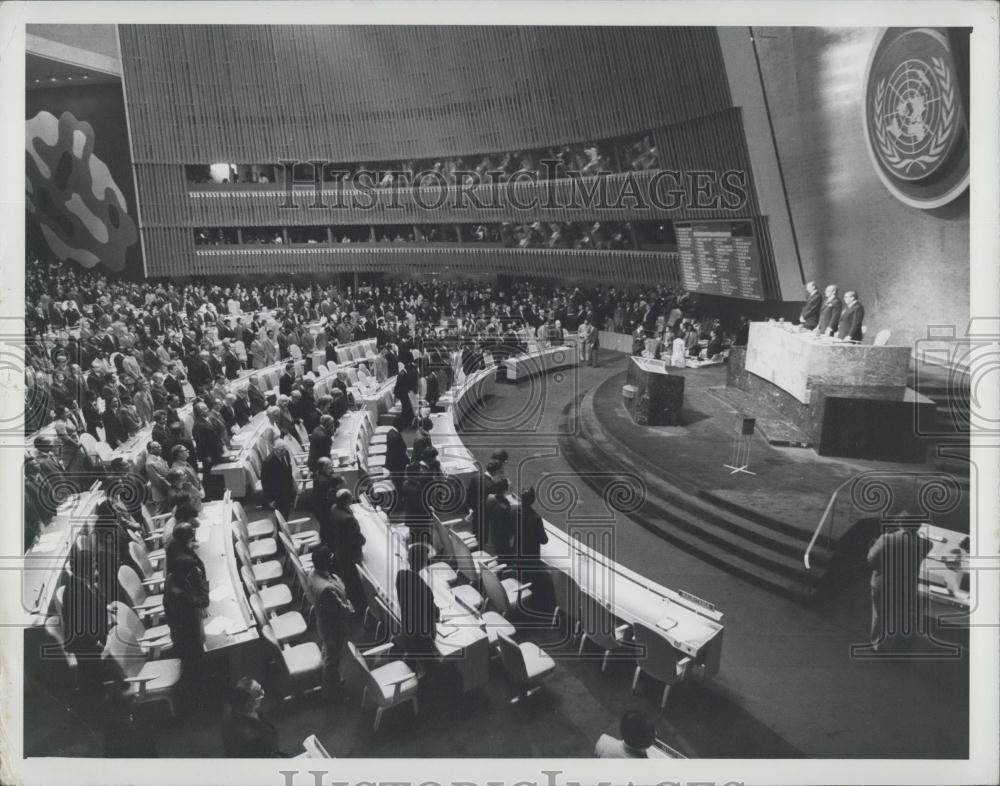 1973 Press Photo 2 Germanies Admitted For UN Membership - Historic Images