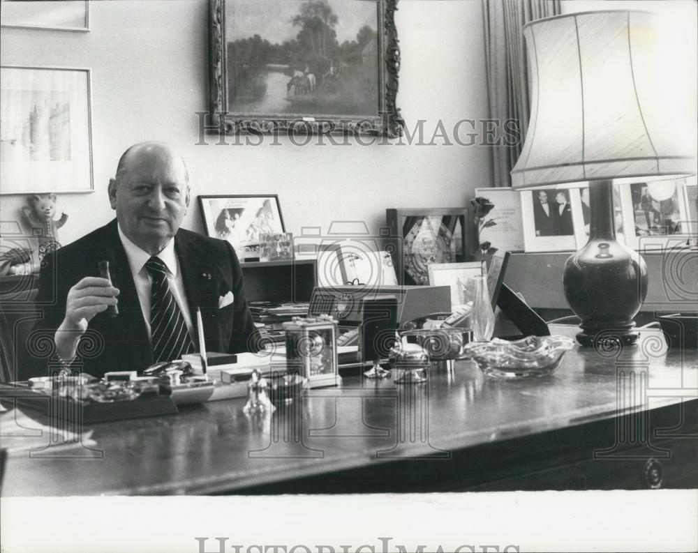 1978 Press Photo Lord Grade Head ATV Highest Paid Man Britain - Historic Images