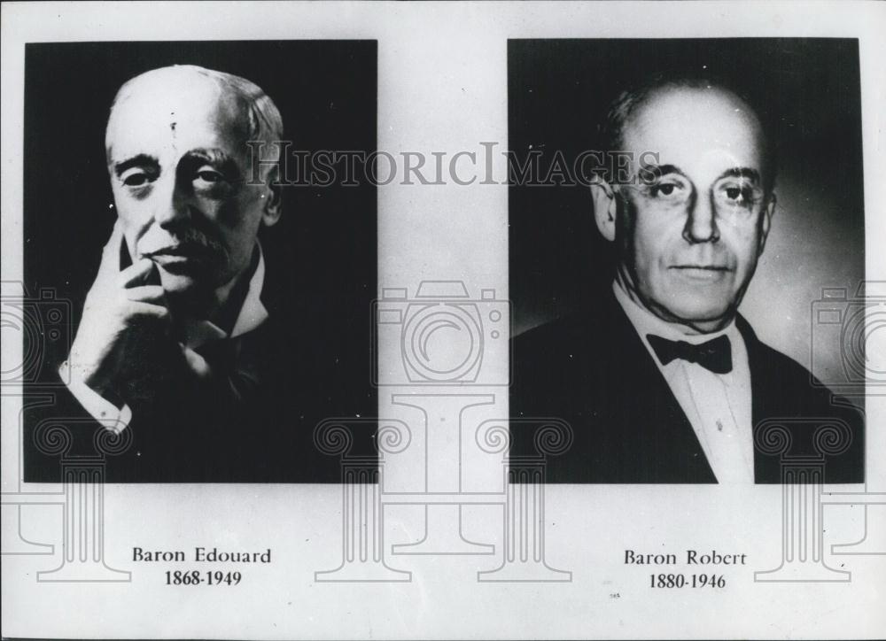 Press Photo descendants of the world famous banking brothers left to right, Bar - Historic Images