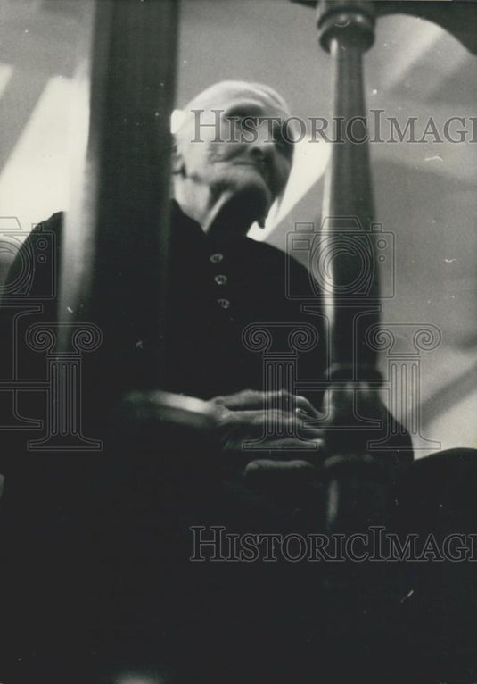 1954 Press Photo Wife Marie Dominici Testifies In Trial Of Gaston Dominici - Historic Images