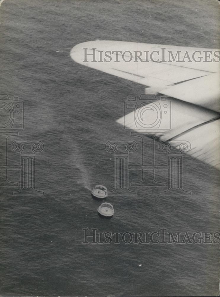 Press Photo Sea Rescue Exercises, French Navy and Air Force - Historic Images