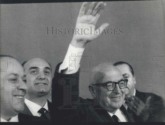 1966 Press Photo Pietro Nenni of Italy - Historic Images
