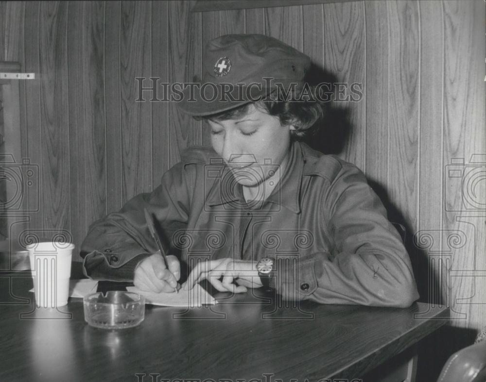 Press Photo First Woman Soldiers Of The Greek Army - Historic Images