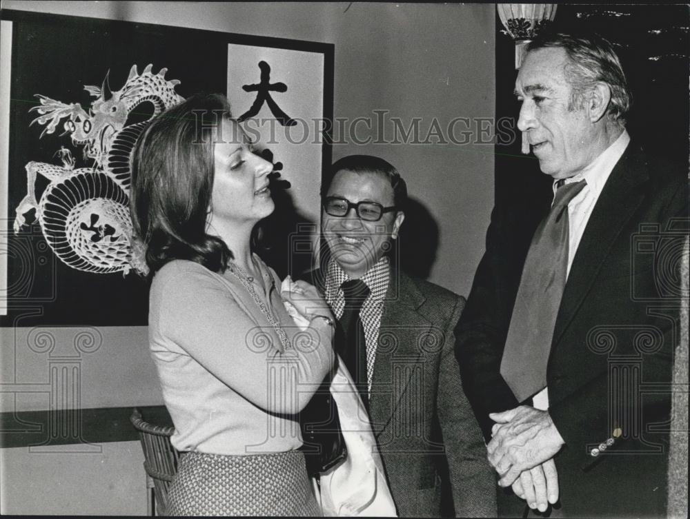 1974 Press Photo Anthony Quinn in Athens. - Historic Images