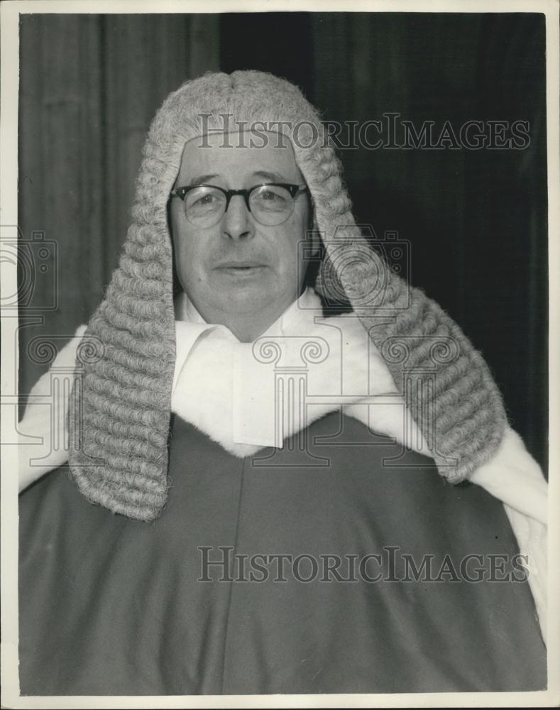 1959 Press Photo Judge, Archie Pellow Marshall QC - Historic Images