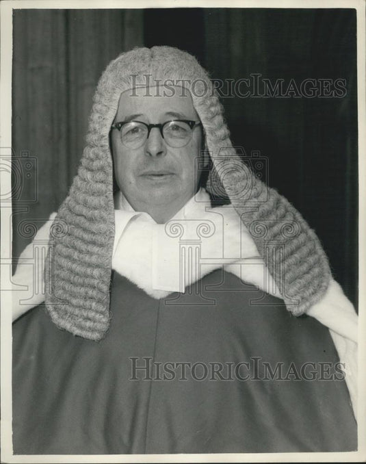 1959 Press Photo Judge, Archie Pellow Marshall QC - Historic Images