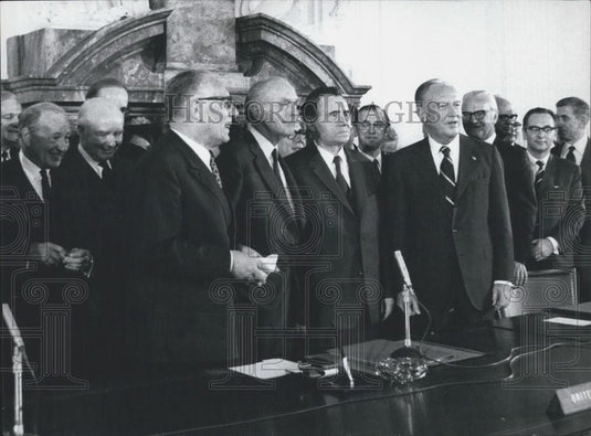 1972 Press Photo our foreign-minister signed the Berlin agreement - Historic Images