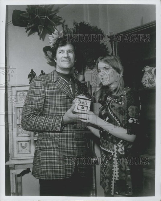 Press Photo Hugh O'Brien, Paula Loth - Historic Images