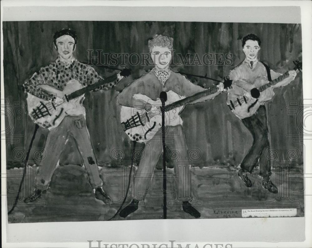 1959 Press Photo The Skiffle Group by Katherine Hollow - Historic Images