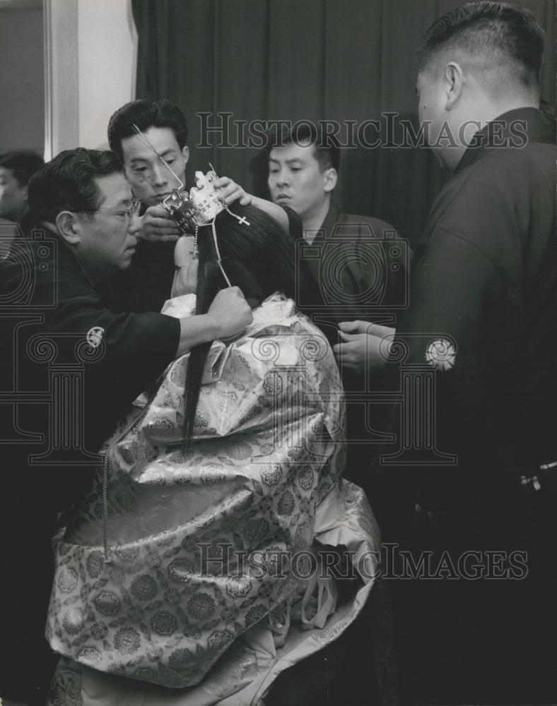 Press Photo Japanese classical dance performed - Historic Images