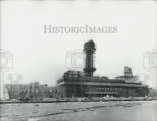 1972 Press Photo Maritime Science Museum Under Construction Tokyo Japan - Historic Images