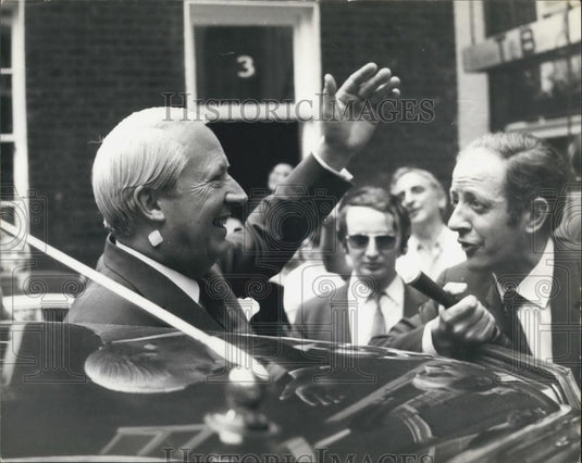 1970 Press Photo Edward Heath Conservative Party Headquarters Albany Piccadilly - Historic Images