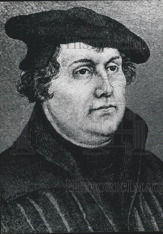 1967 Press Photo Art portrait of Martin Luther (1483-1546) - Historic Images