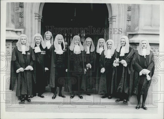 1956 Press Photo New O.C's Sworn-In At House Of Lords - Historic Images