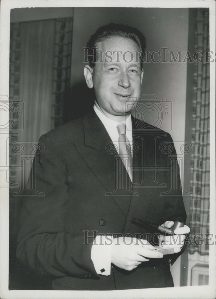 1953 Press Photo Secretary General of the United Nations, Dag Hammarskjold - Historic Images