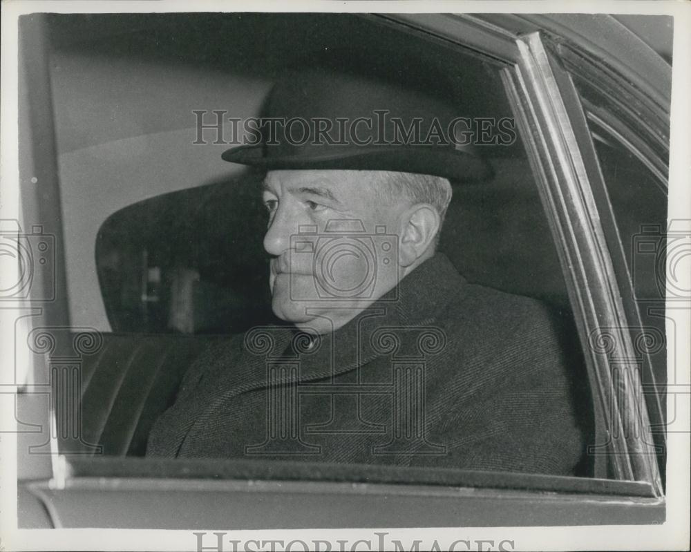 1957 Press Photo Sir Percy Mills New Minister Of Power IN MAcmillian Cabinet - Historic Images