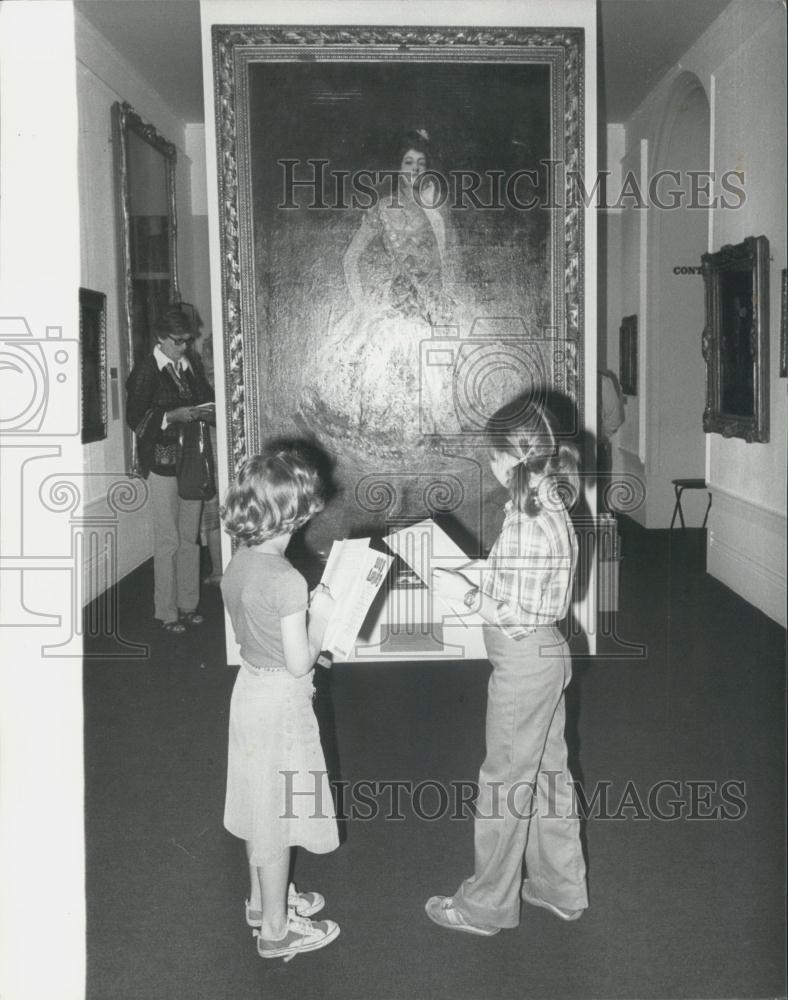 1979 Press Photo John Singer Sargent&#39;s Edwardian Age-Children Project Nat&#39;l Gall - Historic Images